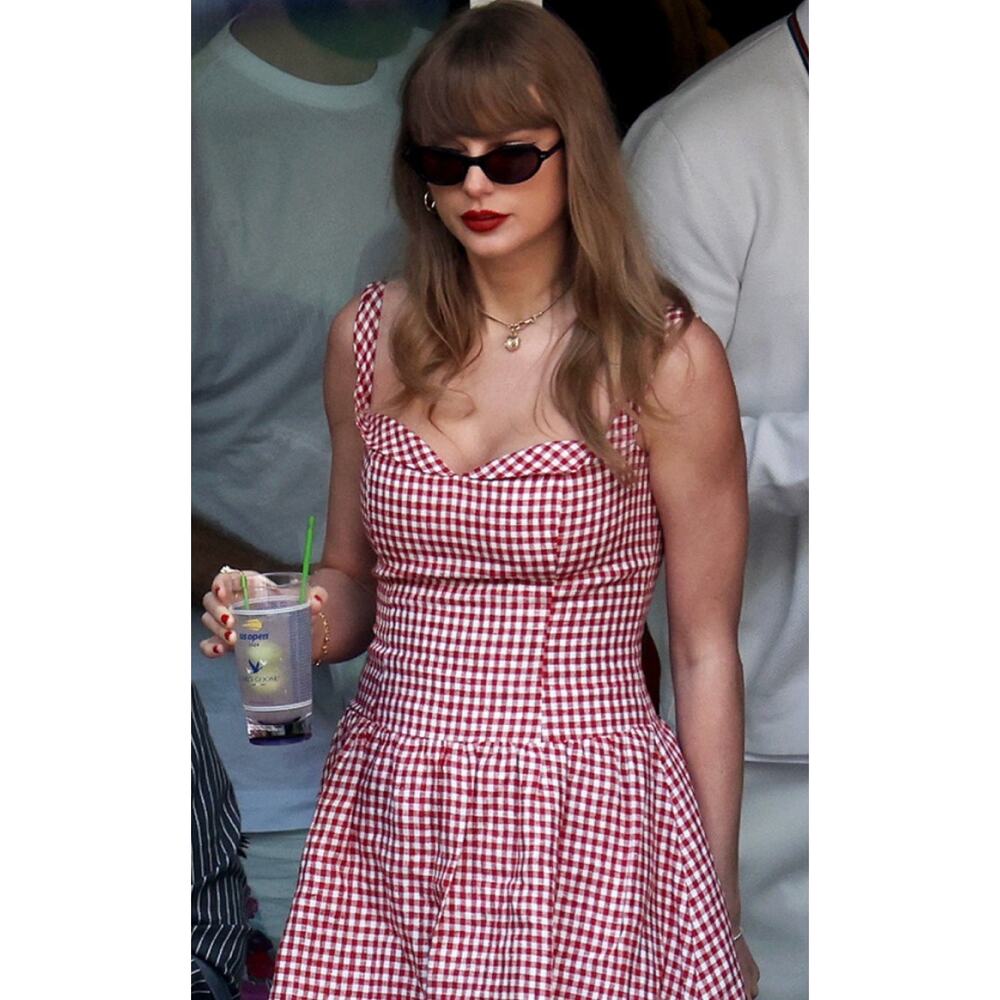 NWOT new Reformation gingham Reformation Sora Linen Check Mini Dress size 6 - Picture 2 of 5